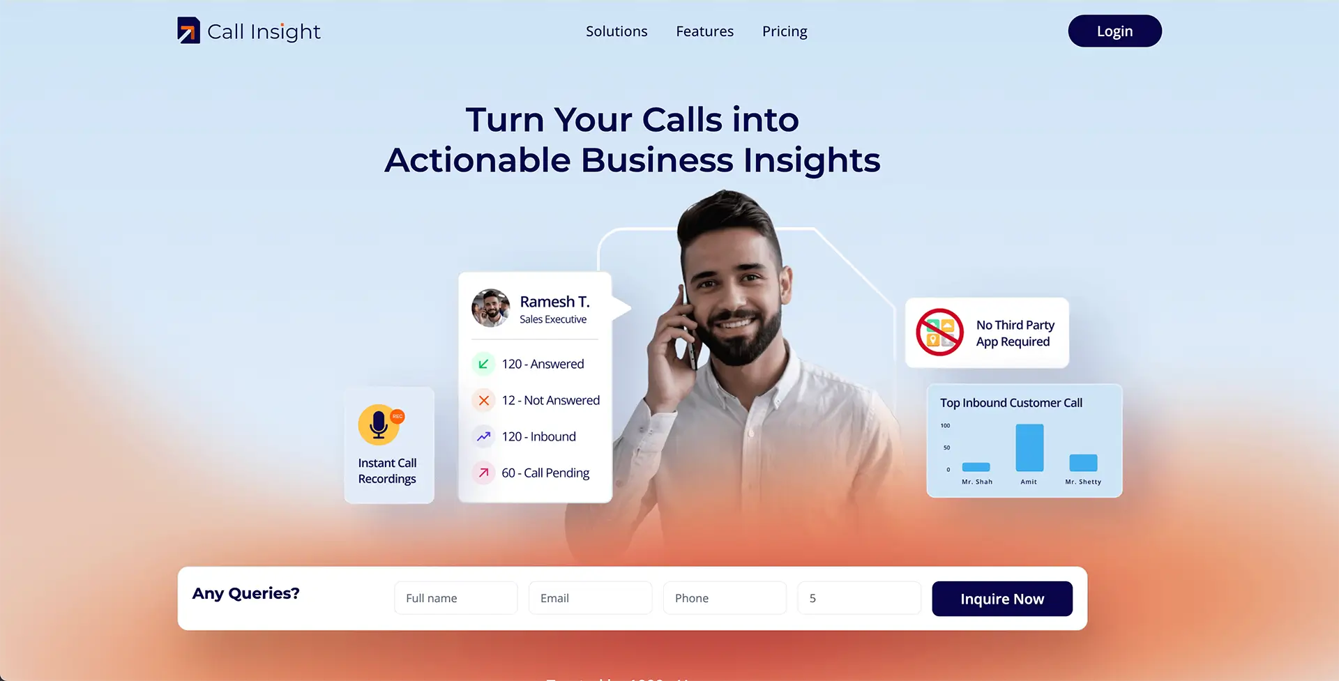 Brand-New Website for Call Insight Product